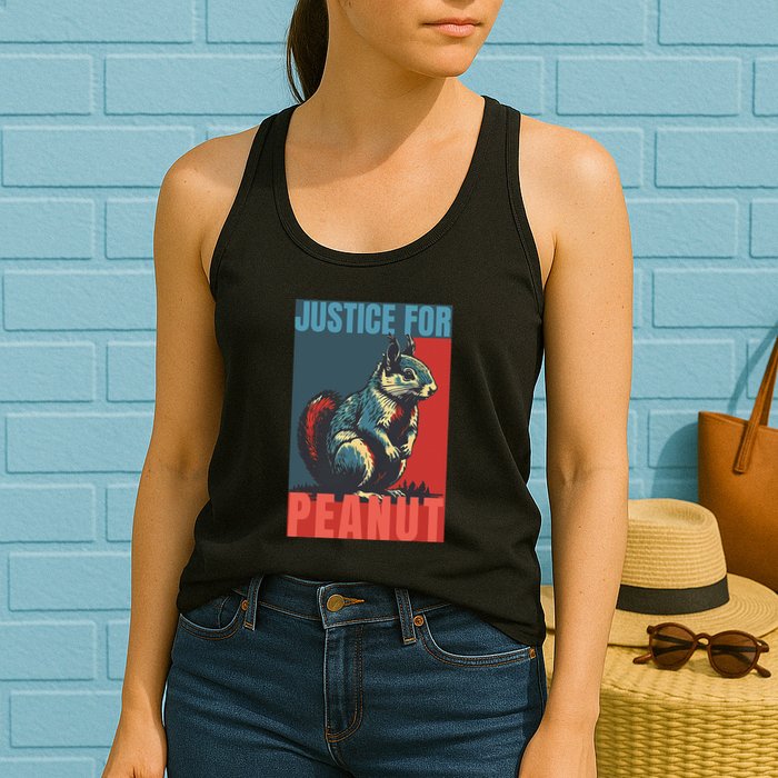 Justice For Peanut The Squirrel Peanut Squirrel Womens Tank Top