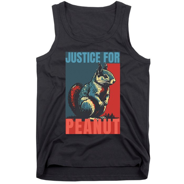Justice For Peanut The Squirrel Peanut Squirrel Tank Top
