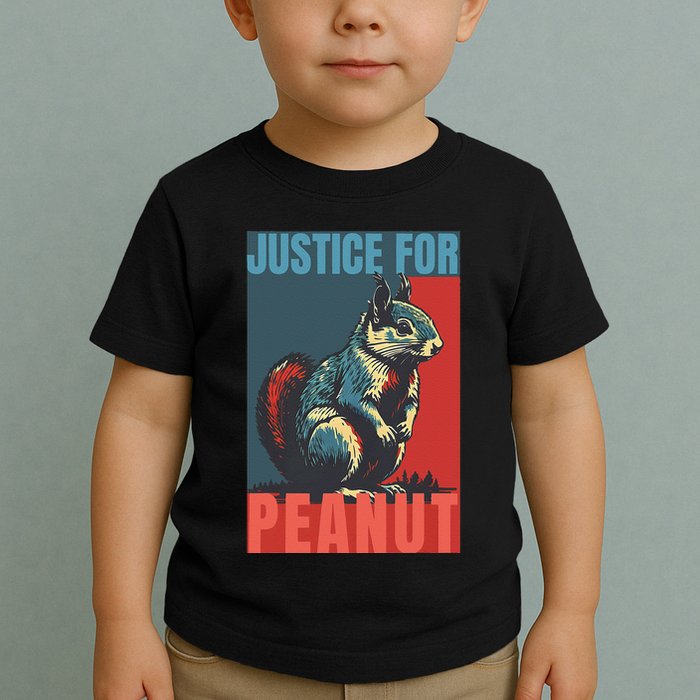 Justice For Peanut The Squirrel Peanut Squirrel Toddler T-Shirt