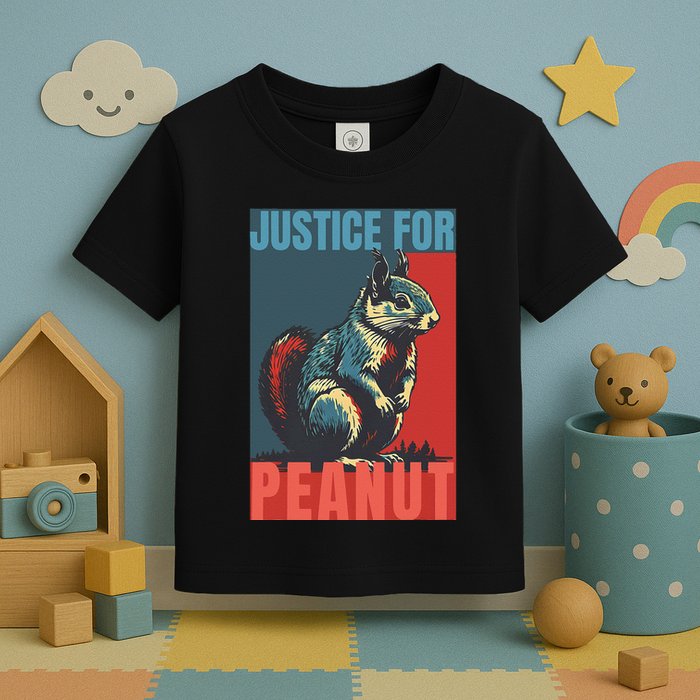 Justice For Peanut The Squirrel Peanut Squirrel Toddler T-Shirt