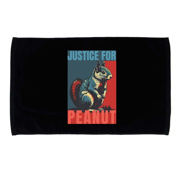 Justice For Peanut The Squirrel Peanut Squirrel Microfiber Hand Towel