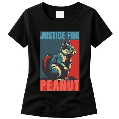Justice For Peanut The Squirrel Peanut Squirrel Womens T-Shirt
