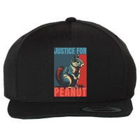 Justice For Peanut The Squirrel Peanut Squirrel Wool Snapback Cap