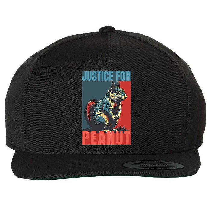 Justice For Peanut The Squirrel Peanut Squirrel Wool Snapback Cap