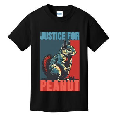 Justice For Peanut The Squirrel Peanut Squirrel Kids T-Shirt