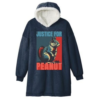 Justice For Peanut The Squirrel Peanut Squirrel Hooded Wearable Blanket