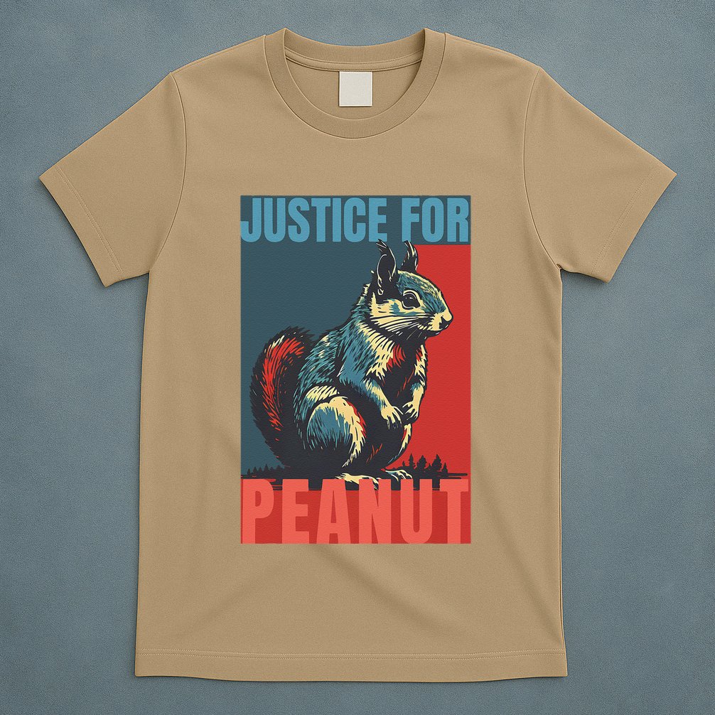 Justice For Peanut The Squirrel Peanut Squirrel T-Shirt