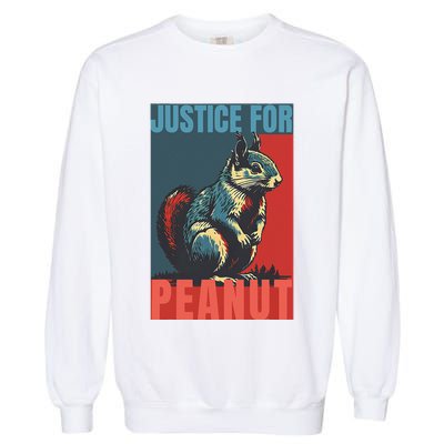 Justice For Peanut The Squirrel Peanut Squirrel Garment-Dyed Sweatshirt