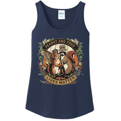 Justice For Peanut The Squirrel And Fred The Raccon Ladies Essential Tank