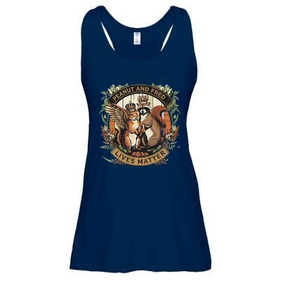 Justice For Peanut The Squirrel And Fred The Raccon Ladies Essential Flowy Tank