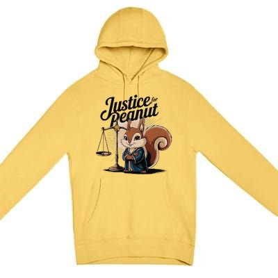 Justice For Peanut The Squirrelput Pnut Squirrel Premium Pullover Hoodie