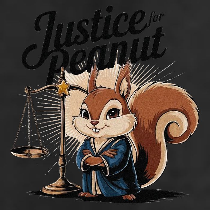 Justice For Peanut The Squirrelput Pnut Squirrel Trucker Hat