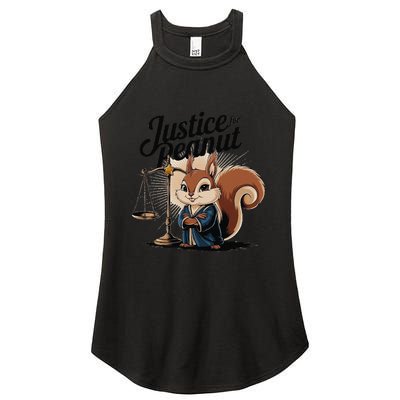 Justice For Peanut The Squirrelput Pnut Squirrel Women's Perfect Tri Rocker Tank