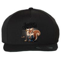 Justice For Peanut The Squirrelput Pnut Squirrel Wool Snapback Cap