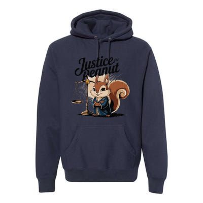 Justice For Peanut The Squirrelput Pnut Squirrel Premium Hoodie