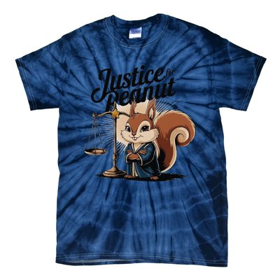 Justice For Peanut The Squirrelput Pnut Squirrel Tie-Dye T-Shirt