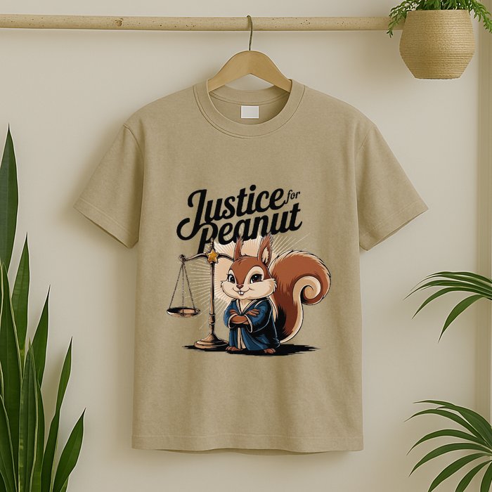 Justice For Peanut The Squirrelput Pnut Squirrel T-Shirt