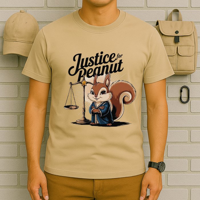 Justice For Peanut The Squirrelput Pnut Squirrel T-Shirt