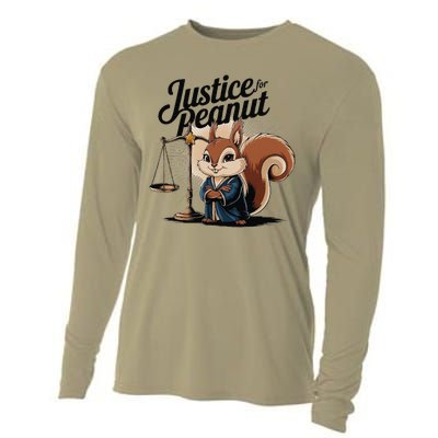 Justice For Peanut The Squirrelput Pnut Squirrel Cooling Performance Long Sleeve Crew