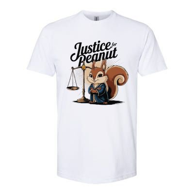 Justice For Peanut The Squirrelput Pnut Squirrel Softstyle CVC T-Shirt