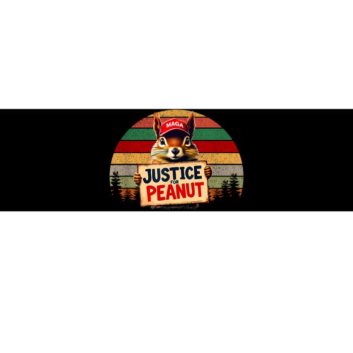 Justice For Peanut The Squirrel Maga Wild Animals Spirrels Bumper Sticker