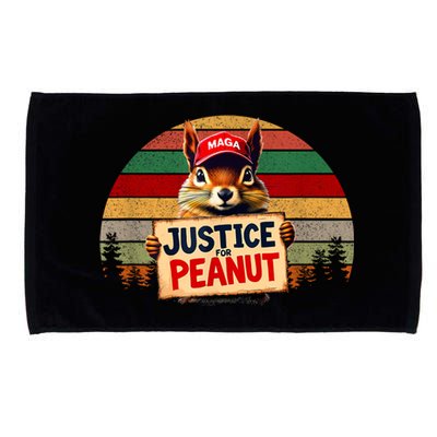 Justice For Peanut The Squirrel Maga Wild Animals Spirrels Microfiber Hand Towel