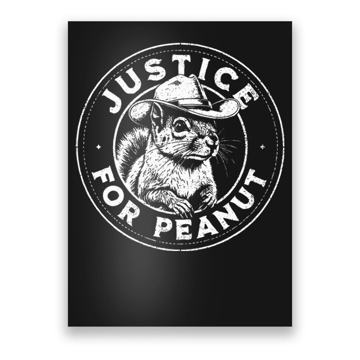 Justice For Peanut The Squirrel P’Nut Pnut Peanut Squirrel Poster