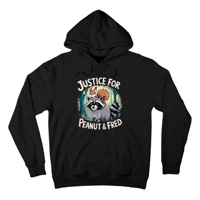 Justice For Peanut The Squirrel And Fred The Raccoon Hoodie