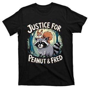 Justice For Peanut The Squirrel And Fred The Raccoon T-Shirt