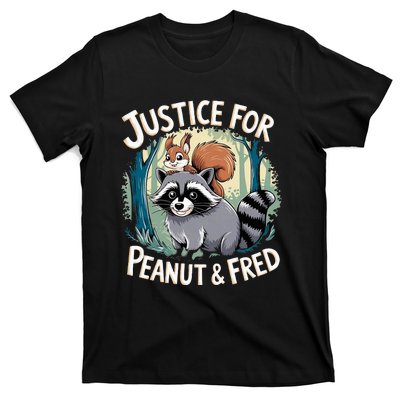 Justice For Peanut The Squirrel And Fred The Raccoon T-Shirt