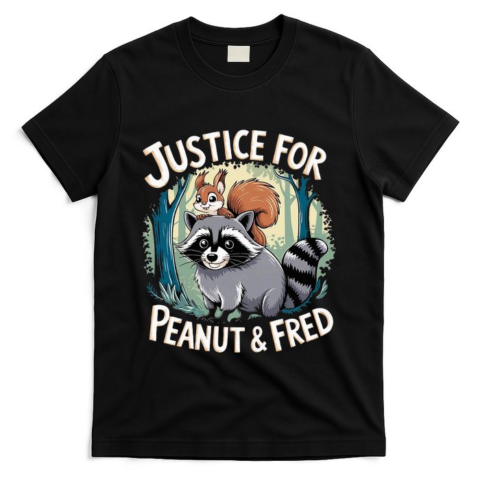 Justice For Peanut The Squirrel And Fred The Raccoon T-Shirt