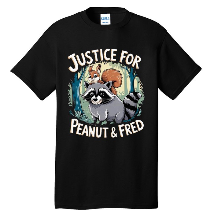 Justice For Peanut The Squirrel And Fred The Raccoon Tall T-Shirt