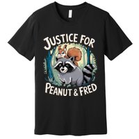 Justice For Peanut The Squirrel And Fred The Raccoon Premium T-Shirt