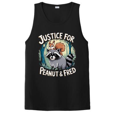 Justice For Peanut The Squirrel And Fred The Raccoon PosiCharge Competitor Tank