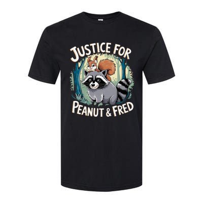 Justice For Peanut The Squirrel And Fred The Raccoon Softstyle CVC T-Shirt