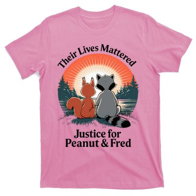 Justice For Peanut The Squirrel Justice For Fred The Raccoon T-Shirt