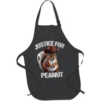 Justice For Peanut The Squirrel Peanut Squirre Full-Length Apron With Pockets