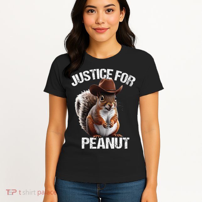 Justice For Peanut The Squirrel Peanut Squirre Women's T-Shirt