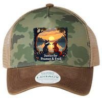 Justice For Peanut And Fred Peanut Squirrel Fred Raccoon Legacy Tie Dye Trucker Hat