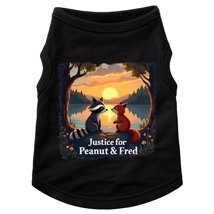 Justice For Peanut And Fred Peanut Squirrel Fred Raccoon Doggie Tank