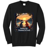 Justice For Peanut And Fred Peanut Squirrel Fred Raccoon Sweatshirt