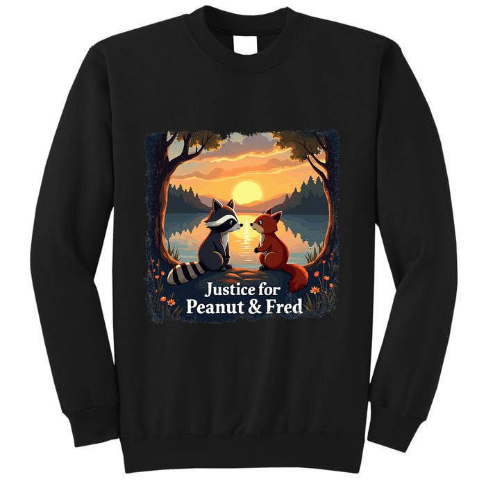 Justice For Peanut And Fred Peanut Squirrel Fred Raccoon Sweatshirt