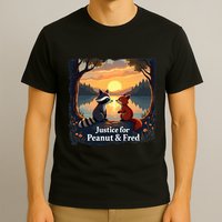 Justice For Peanut And Fred Peanut Squirrel Fred Raccoon T-Shirt