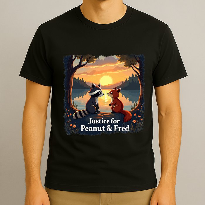 Justice For Peanut And Fred Peanut Squirrel Fred Raccoon T-Shirt