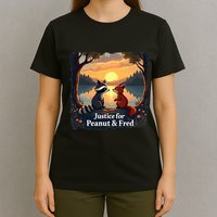 Justice For Peanut And Fred Peanut Squirrel Fred Raccoon T-Shirt