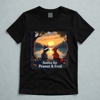 Justice For Peanut And Fred Peanut Squirrel Fred Raccoon T-Shirt