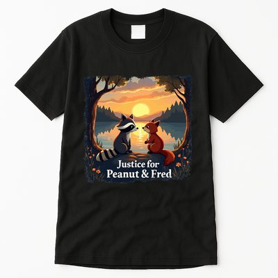 Justice For Peanut And Fred Peanut Squirrel Fred Raccoon Tall T-Shirt