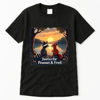 Justice For Peanut And Fred Peanut Squirrel Fred Raccoon Tall T-Shirt
