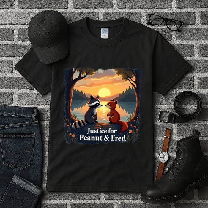 Justice For Peanut And Fred Peanut Squirrel Fred Raccoon Tall T-Shirt
