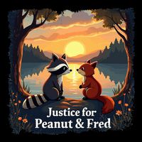 Justice For Peanut And Fred Peanut Squirrel Fred Raccoon Button